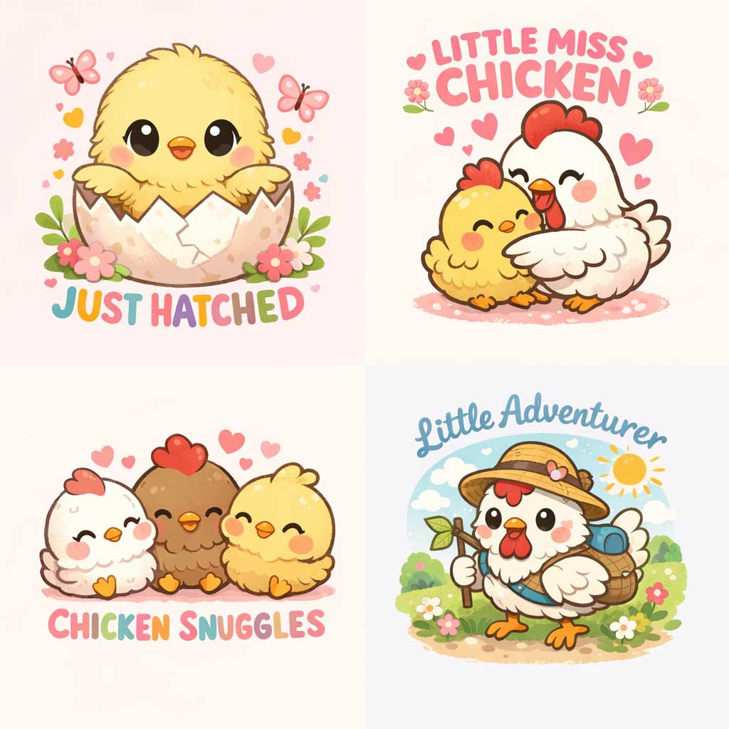 Cute Chicken T-Shirts for Animal Lovers